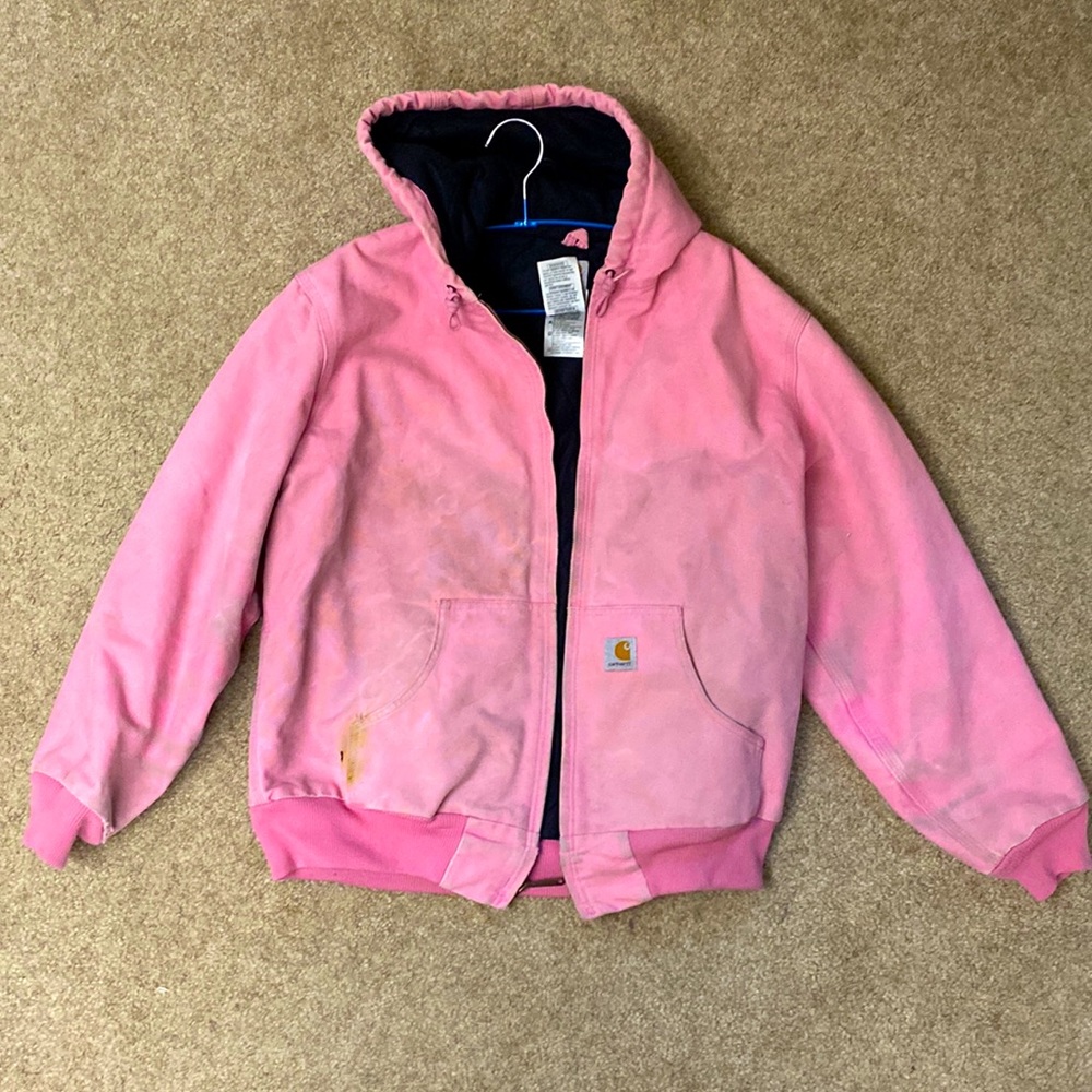 Vintage pink Carhart, women’s jacket large